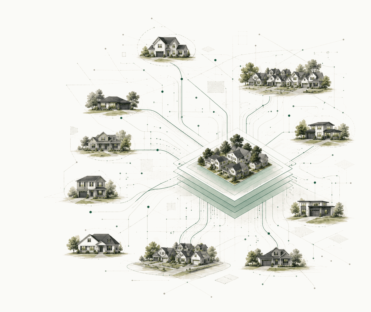 Royal Oak Residential Group — institutional single-family acquisition illustration